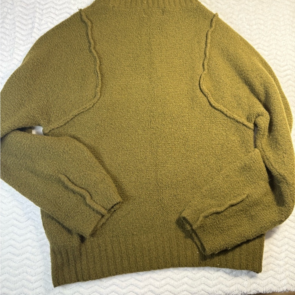 Universal Thread Sage Green Knit Mockneck Sweater Medium - Picture 3 of 5